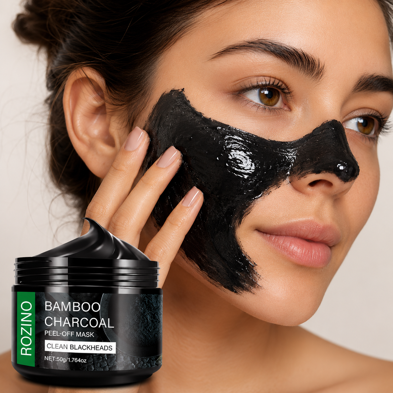Rozino Bamboo Charcoal Peel Off Mask