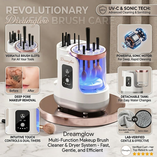 Electric Makeup Brush Dryer And Cleaner,