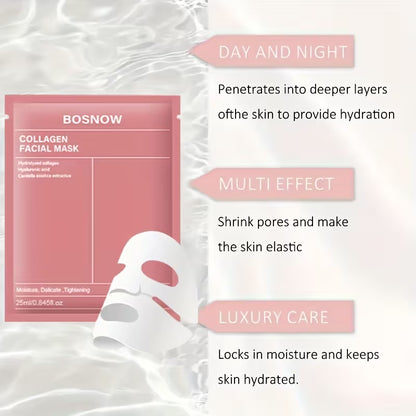 5pcs Instant Lifting Collagen Face Mask