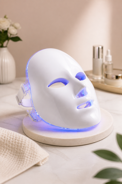 7-Color Rechargeable Facial Mask Device.