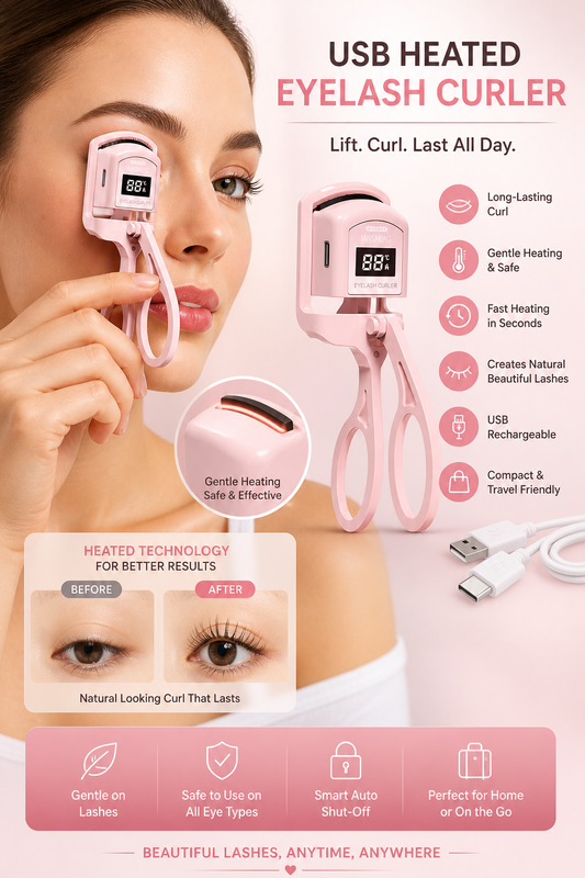USB Heated Eyelash Curler