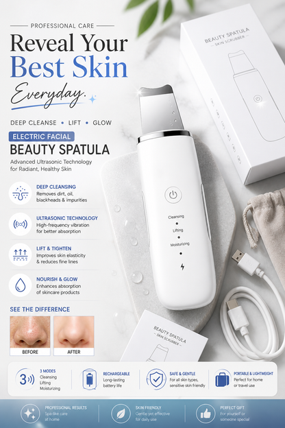 Rechargeable Electric Facial Beauty Spatula