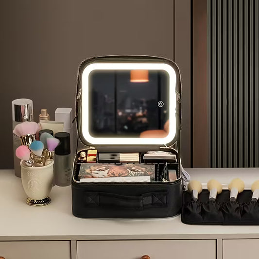 LED Lighted Travel Makeup Bag