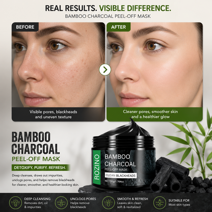 Rozino Bamboo Charcoal Peel Off Mask