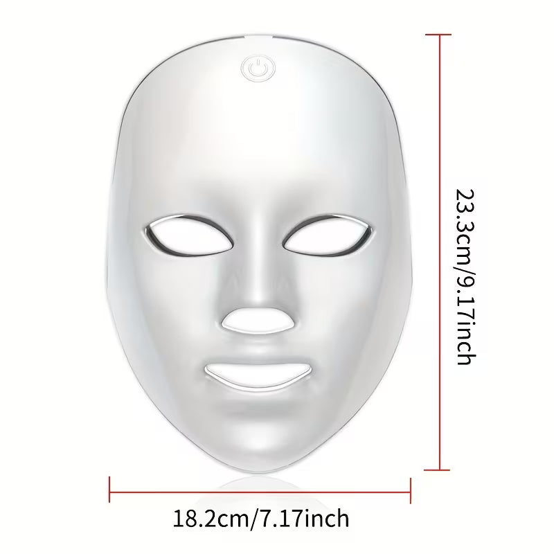 7-Color Rechargeable Facial Mask Device.